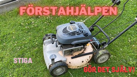 Stiga gräsklippare startar inte